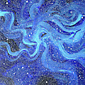 Acrylic Galaxy Painting by Olga Shvartsur Acrylic Galaxy Painting by Olga Shvartsur