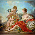 Allegory of Music by Francois Boucher Painting by Rolando Burbon Allegory of Music by Francois Boucher Painting by Rolando Burbon