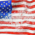 American Flag Stars and Stripes Digital Art by Matthias Hauser
