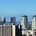 An Aerial View Of Downtown San Diego, Ca, Usa by Derrick Neill An Aerial View Of Downtown San Diego, Ca, Usa by Derrick Neill