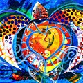 And the Sea Turtle Had a Heart Painting by J Vincent Scarpace And the Sea Turtle Had a Heart Painting by J Vincent Scarpace