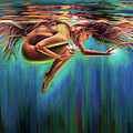 Aquarian Rebirth Painting by Robyn Chance Aquarian Rebirth Painting by Robyn Chance