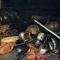 'Armas y pertrechos de guerra', 17th century, Flemish School, Oil on canvas, 169 cm... Painting by Pieter Boel -1622-1674- 'Armas y pertrechos de guerra', 17th century, Flemish School, Oil on canvas, 169 cm... Painting by Pieter Boel -1622-1674-