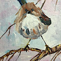 Aussie Blue Wren Painting by Roxy Rich Aussie Blue Wren Painting by Roxy Rich