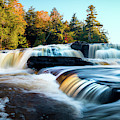 Autumn At Manido Falls Photograph by Owen Weber
