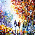 Autumn Couple Painting by Mirek Kuzniar Autumn Couple Painting by Mirek Kuzniar