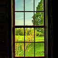 Barn Window View Photograph by Tom Singleton Barn Window View Photograph by Tom Singleton