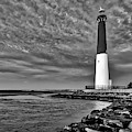 Barnegat Lighthouse Afternoon BW Photograph by Susan Candelario Barnegat Lighthouse Afternoon BW Photograph by Susan Candelario