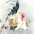 Barnyard Fowl Painting by Hotei Barnyard Fowl Painting by Hotei