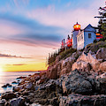 Bass Harbor Head Lighthouse At Sunset, In Maine by Mihai Andritoiu Bass Harbor Head Lighthouse At Sunset, In Maine by Mihai Andritoiu