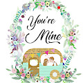 Be In Love Mixed Media by Claudia Schoen Be In Love Mixed Media by Claudia Schoen