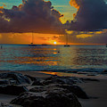 Beach at sunset Photograph by Stuart Manning Beach at sunset Photograph by Stuart Manning