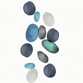 Beach Stones 2- Art by Linda Woods Painting by Linda Woods Beach Stones 2- Art by Linda Woods Painting by Linda Woods