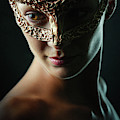 Beauty model woman wearing masquerade carnival mask Photograph by Dimitar Hristov Beauty model woman wearing masquerade carnival mask Photograph by Dimitar Hristov