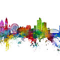 Belfast and Manchester Skyline Mashup Digital Art by Michael Tompsett Belfast and Manchester Skyline Mashup Digital Art by Michael Tompsett