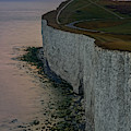 Belle Tout Lighthouse After Sunset At Seven Sisters Cliffs In England. by George Afostovremea Belle Tout Lighthouse After Sunset At Seven Sisters Cliffs In England. by George Afostovremea