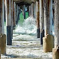 Below The Pier Photograph by Brian Eberly Below The Pier Photograph by Brian Eberly
