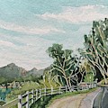 Spring Morning Lake Vista Painting by Luisa Millicent Spring Morning Lake Vista Painting by Luisa Millicent