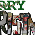 Big Letter Merry Christmas Photograph by Colleen Cornelius