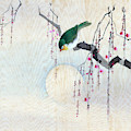 Bird and Moon Painting by Hotei Bird and Moon Painting by Hotei