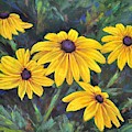 Black Eyed Susans Painting by Lee Tisch Bialczak Black Eyed Susans Painting by Lee Tisch Bialczak