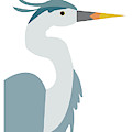 Blue Heron by Caroline Elgin