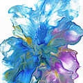 Blue Iris Painting by Darice Machel McGuire Blue Iris Painting by Darice Machel McGuire