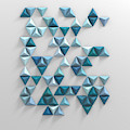 Blue Triangles Digital Art by Scott Norris Blue Triangles Digital Art by Scott Norris