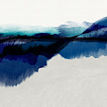 Blue Vista- Art by Linda Woods Mixed Media by Linda Woods Blue Vista- Art by Linda Woods Mixed Media by Linda Woods