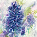 Bluesy Do Painting by Francelle Theriot Bluesy Do Painting by Francelle Theriot