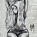 Blurred Lines Drawing by Artist RiA Blurred Lines Drawing by Artist RiA