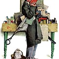 Bookworm by Norman Rockwell Bookworm by Norman Rockwell
