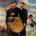 Bottom Of The Sixth Drawing by Norman Rockwell Bottom Of The Sixth Drawing by Norman Rockwell