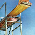 Boy On High Dive Painting by Norman Rockwell Boy On High Dive Painting by Norman Rockwell