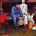 Breaking Home Ties by Norman Rockwell Breaking Home Ties by Norman Rockwell