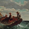 Breezing Painting by Winslow Homer Breezing Painting by Winslow Homer