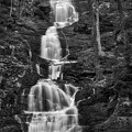 Buttermilk Falls Bw by Susan Candelario Buttermilk Falls Bw by Susan Candelario