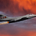 Canadian Supersonic Sunset Mixed Media by Erik Simonsen Canadian Supersonic Sunset Mixed Media by Erik Simonsen