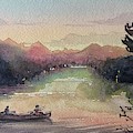 Heading Out on to the Water Painting by Luisa Millicent Heading Out on to the Water Painting by Luisa Millicent