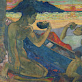 Canoe, Tahitian Family, 1896 by Paul Gauguin Canoe, Tahitian Family, 1896 by Paul Gauguin