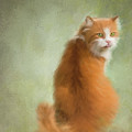 Caramel the Tabby Cat Painting by Colleen Taylor Caramel the Tabby Cat Painting by Colleen Taylor