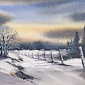 Carlow Under Snow Painting by Roland Byrne Carlow Under Snow Painting by Roland Byrne