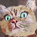 CAT What do you see Painting by Barbara O'Toole CAT What do you see Painting by Barbara O'Toole