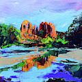 Cathedral Rock - Sedona - Square Version by Elise Palmigiani Cathedral Rock - Sedona - Square Version by Elise Palmigiani