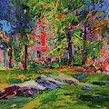 Cedar Hill, Central Park by Peter Graham Cedar Hill, Central Park by Peter Graham