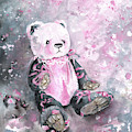 Charlie Bear Sylvia Painting by Miki De Goodaboom Charlie Bear Sylvia Painting by Miki De Goodaboom