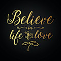 Cher - Believe Gold Foil Digital Art by Cher Style Cher - Believe Gold Foil Digital Art by Cher Style