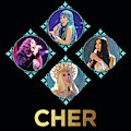 Cher - Blue Diamonds Digital Art by Cher Style Cher - Blue Diamonds Digital Art by Cher Style