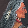 Cherokee Willie Painting by Valerie Evans Cherokee Willie Painting by Valerie Evans