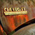 Chevy hood Photograph by Micah Offman Chevy hood Photograph by Micah Offman